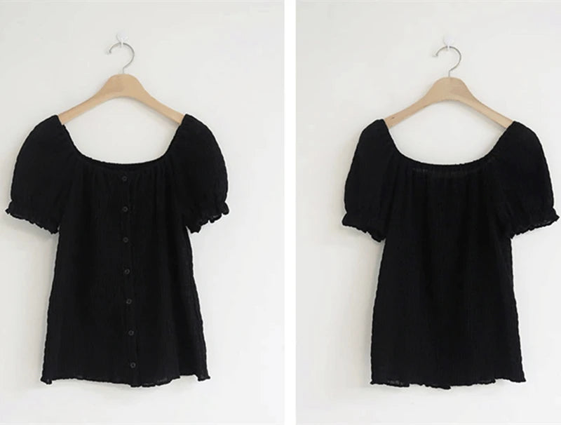 Elegant Vintage Chiffon Blouse - BL2228