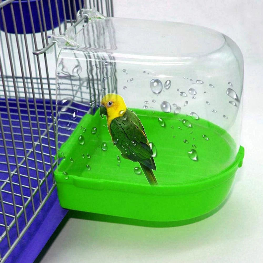 Transparent Bird Bath for Small Birds