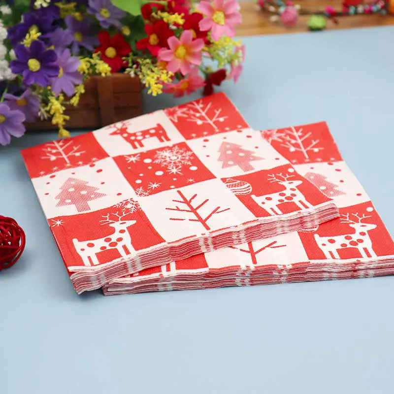 Merry Christmas Napkin Set