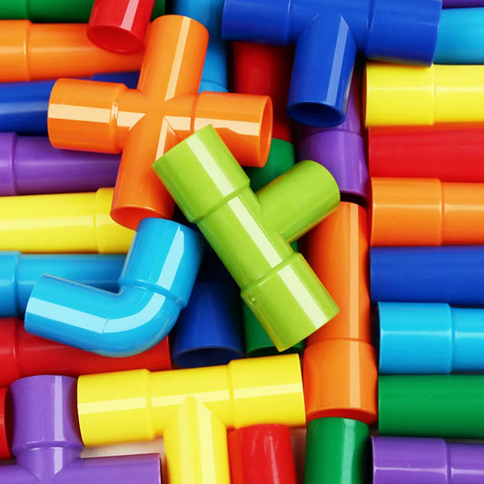 Montessori Water Pipe Building Blocks Toy