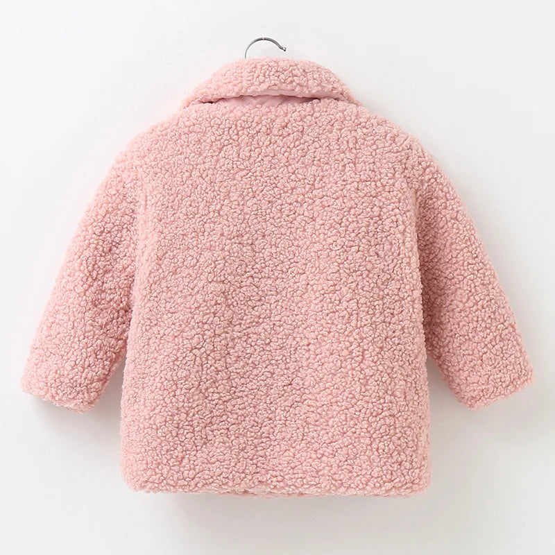 Girls Plush Jacket Spring Autumn