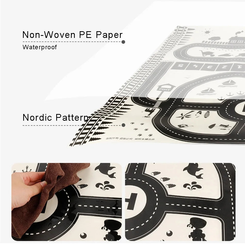 Nordic Park Map Baby Play Mat