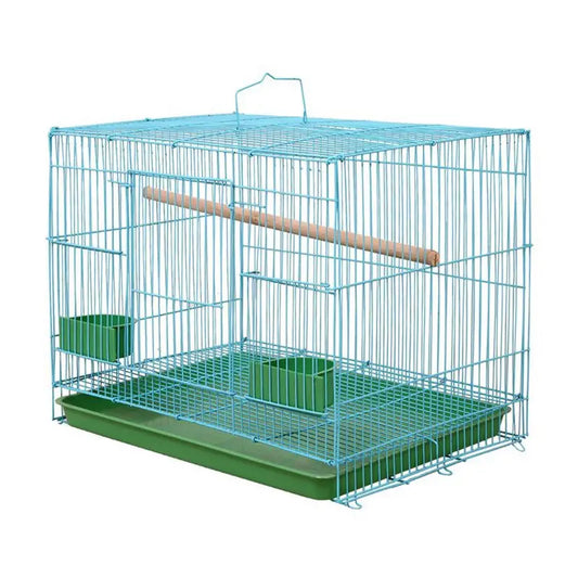 Small Bird Cage with 2 Feeders