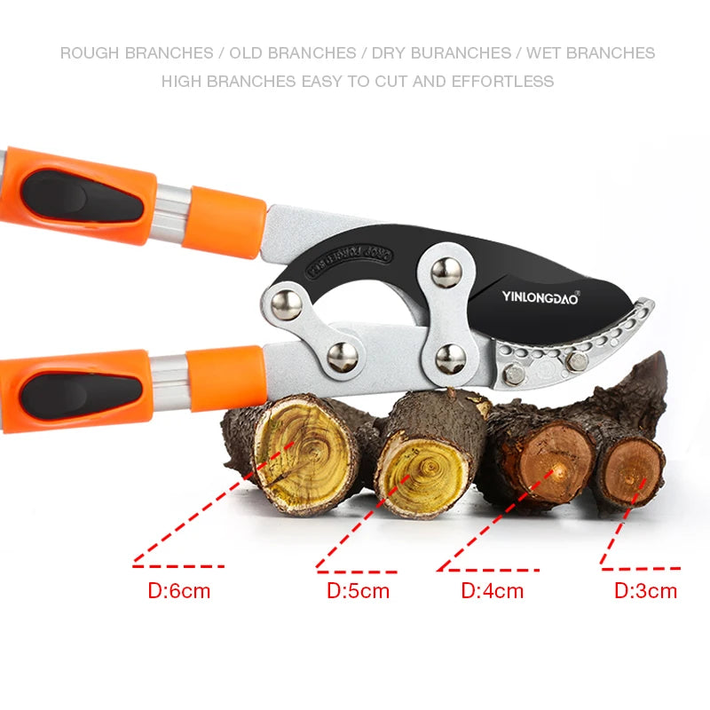 DTBD High Reach Pruning Shears with Aluminium Handle