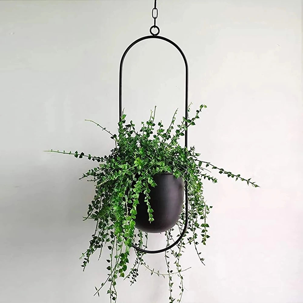 Nordic Metal Hanging Flower Pot