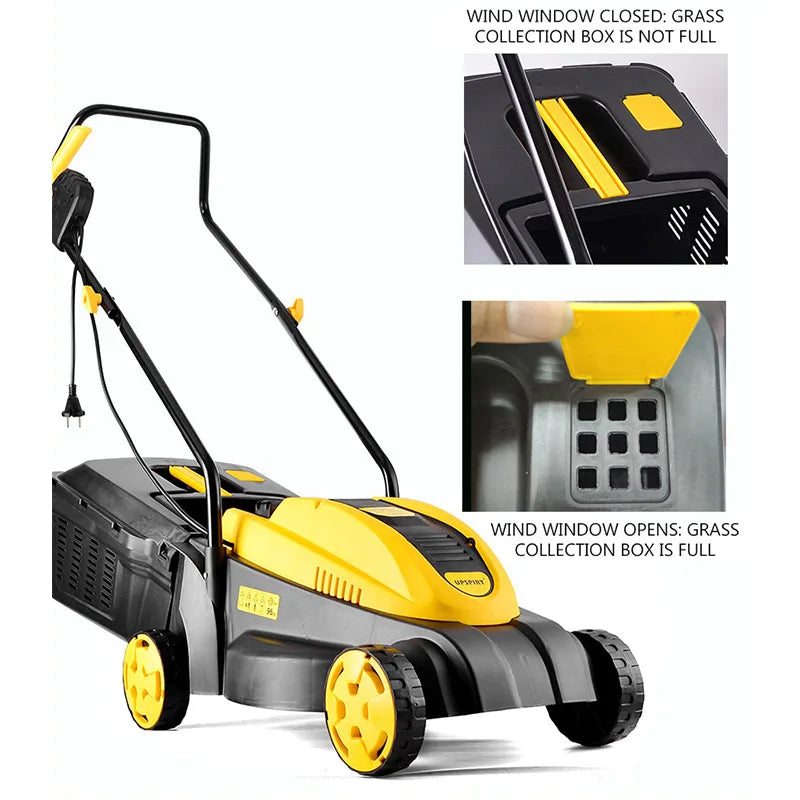 Electric Lawn Mower 1300W 3 Gears