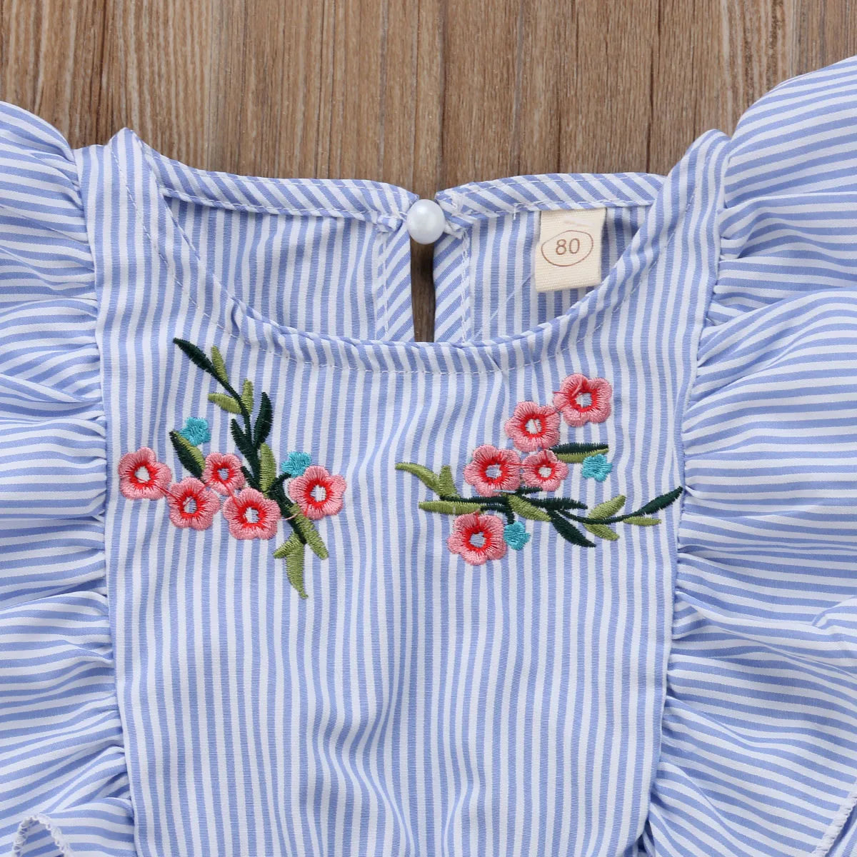 Baby Girl Flower Romper Outfit