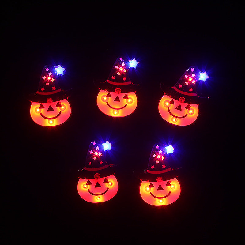 Halloween Luminous Pumpkin Ring LED Light