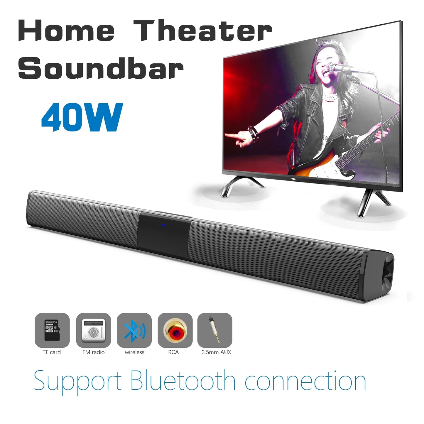 HIFI Bluetooth Speaker Soundbar Subwoofer