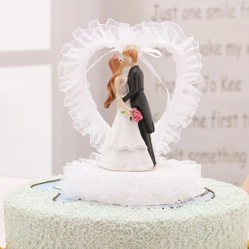 Bride & Groom Wedding Cake Topper