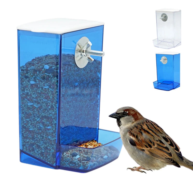 Parrots Bird Feeder Anti-Splash Dustproof Pet Supplies