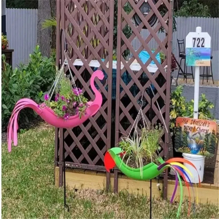 Exquisite Flying Bird Hanging Planter