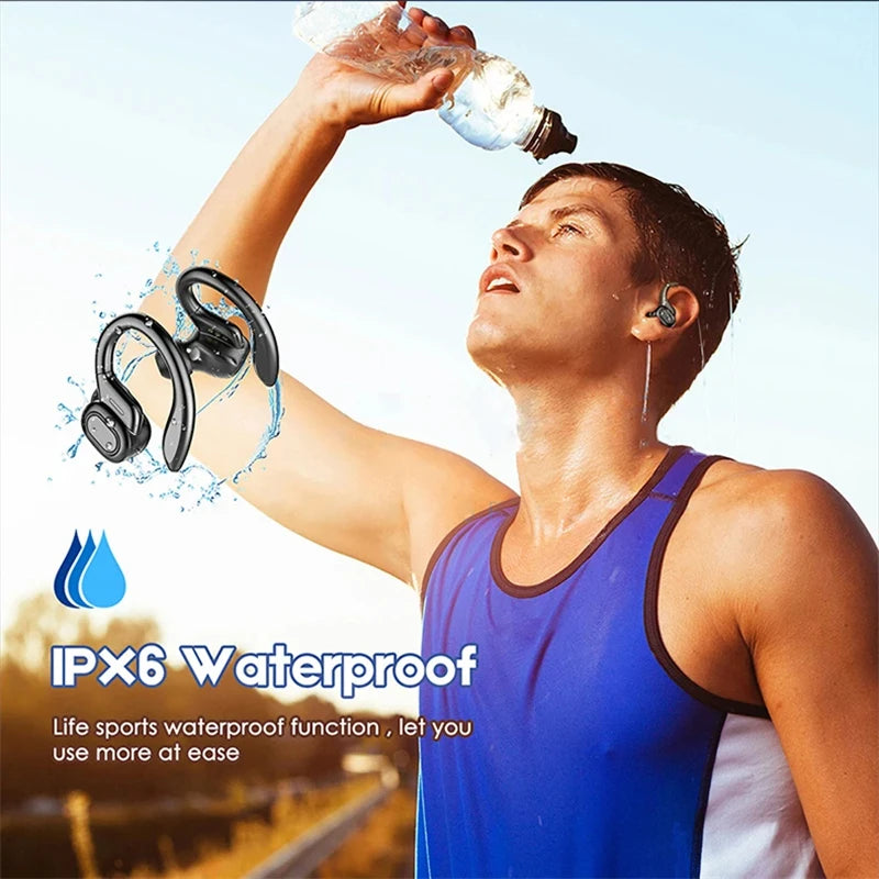 Wireless Sport Earbuds with 9D Hifi Stereo Sound