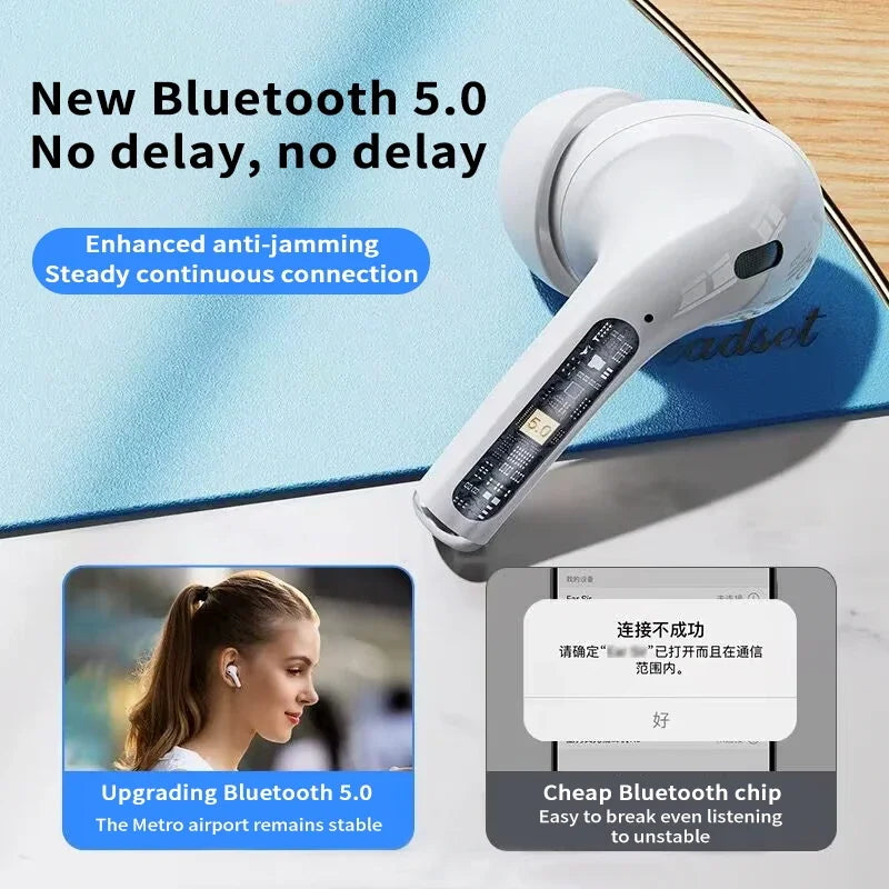 Lenovo Wireless Earbuds with Mic