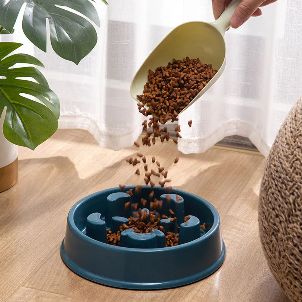 Choke-Proof Pet Slow Food Bowl