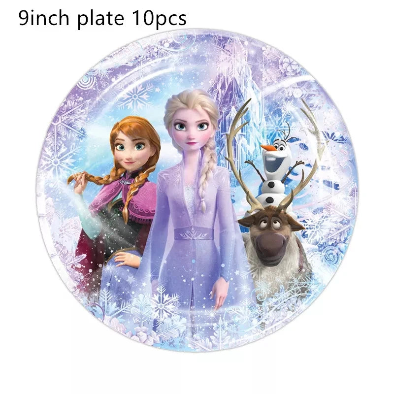 Frozen Birthday Party Tableware Set