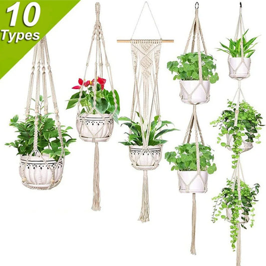 9 Styles Macrame Plant Hanger