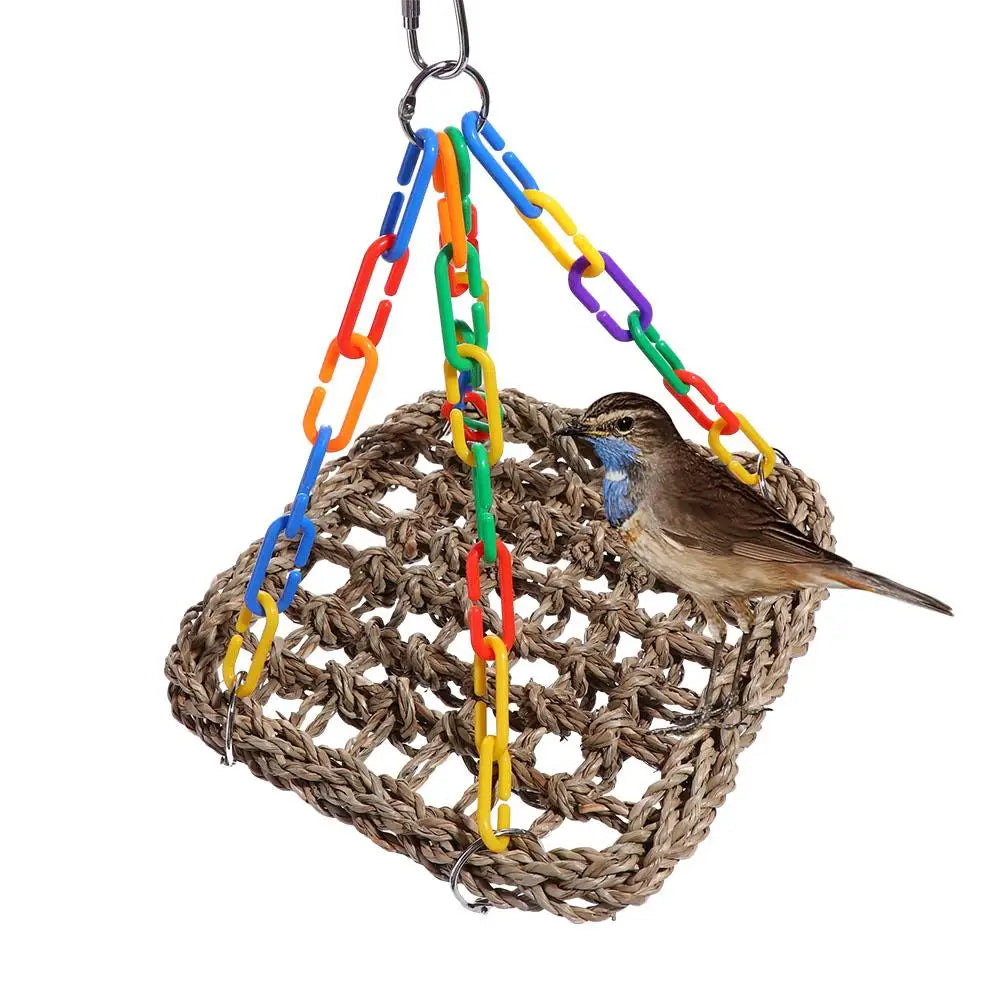 Premium Parrot Swing Toys - Bird Cage Accessories