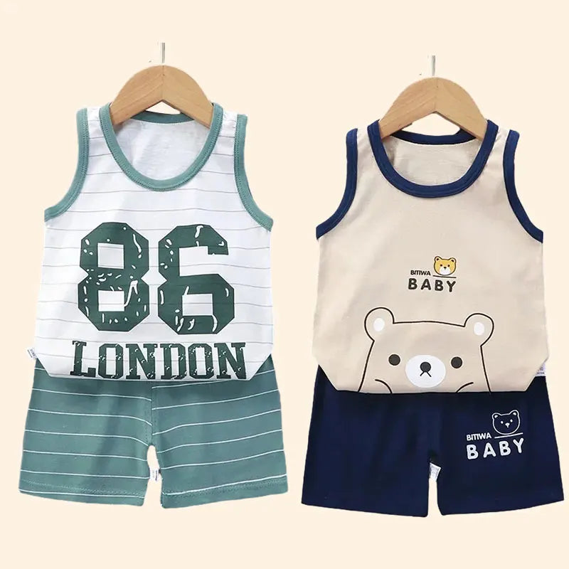 Kids Summer Vest Set