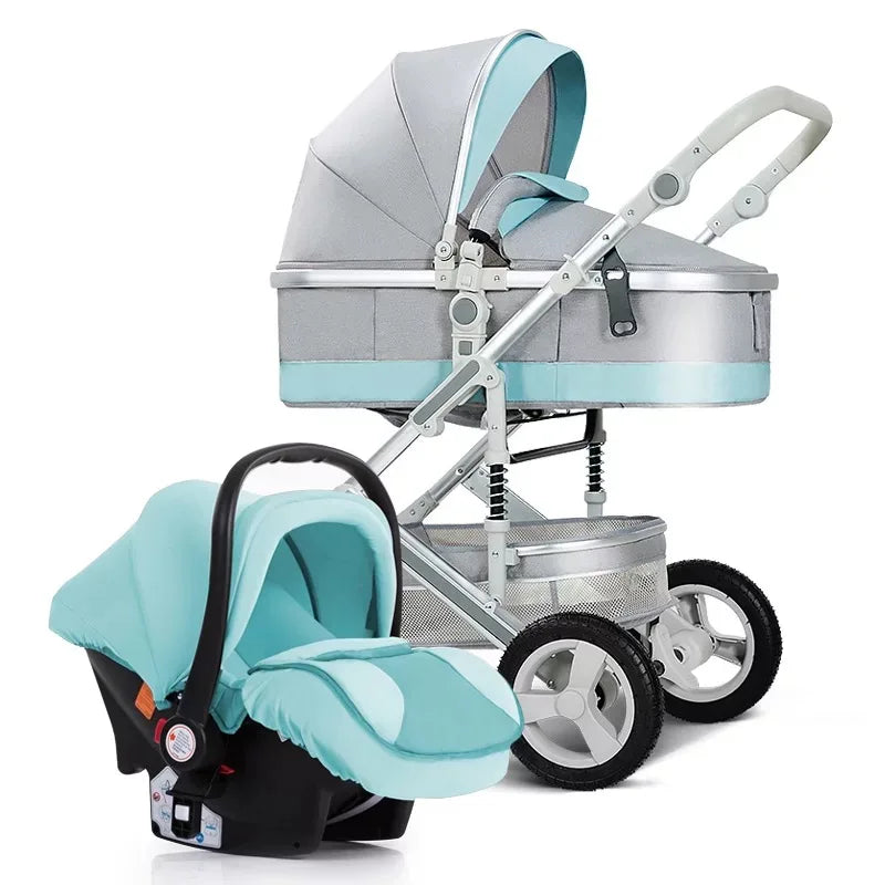 Luxury 3-in-1 Baby Stroller - High Landview