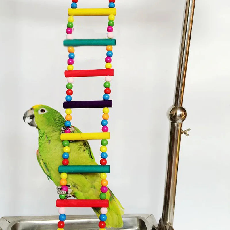 Colorful Bird Parrot Toys Ladders