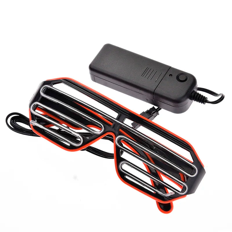 LED Luminous Glasses Neon Party Light Up Halloween