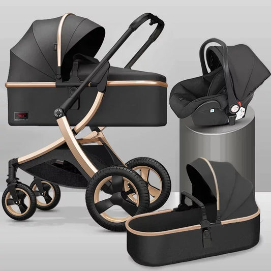 Luxury 3-in-1 Baby Stroller