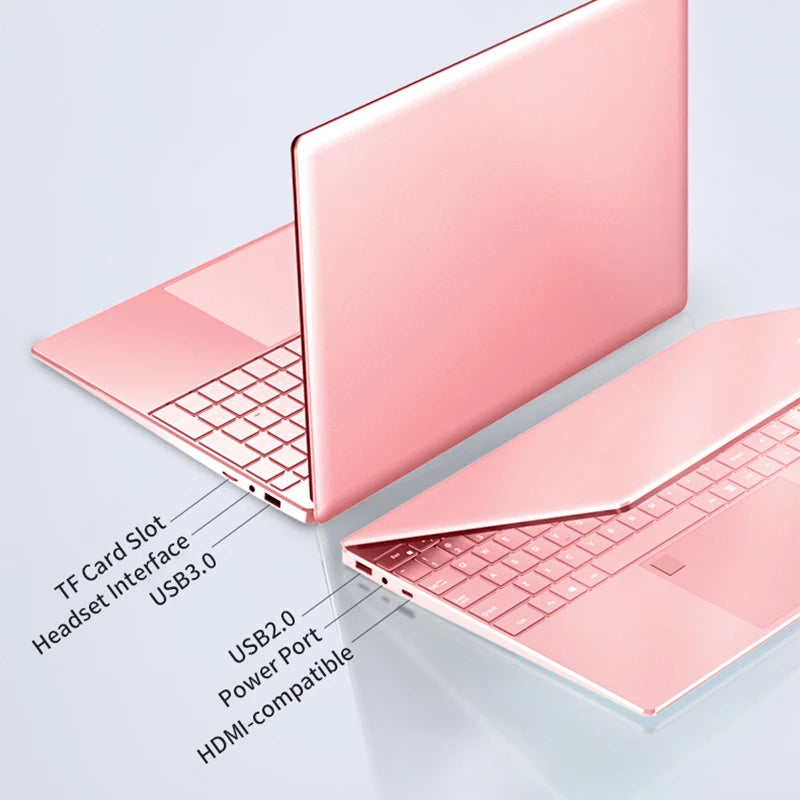 Pink 15.6\" Notebook Windows 10