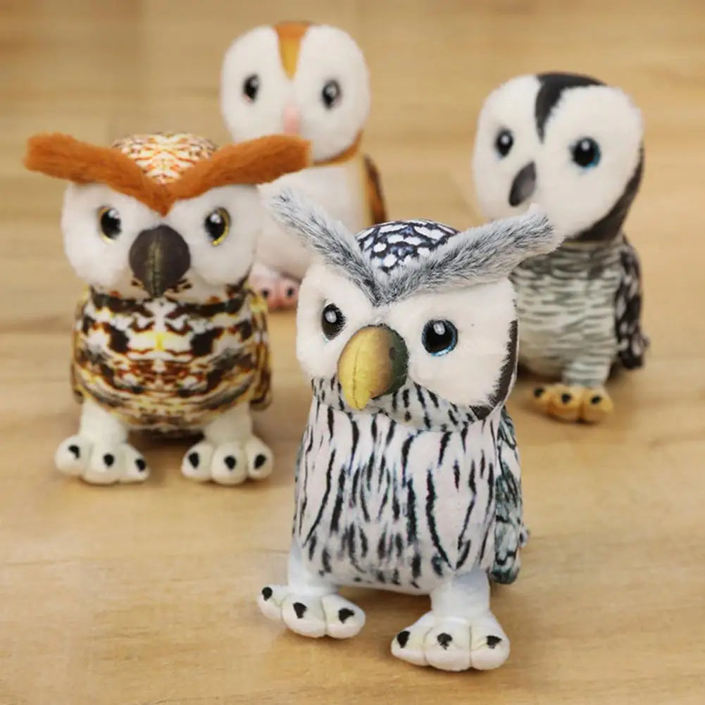 Baby Plush Owl Figurine Toy