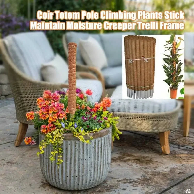 Coconut Fiber Climbing Coir Totem Pole