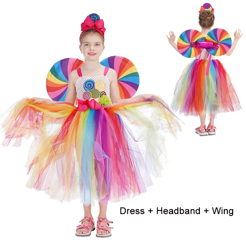 Kids Candy Dress Costume