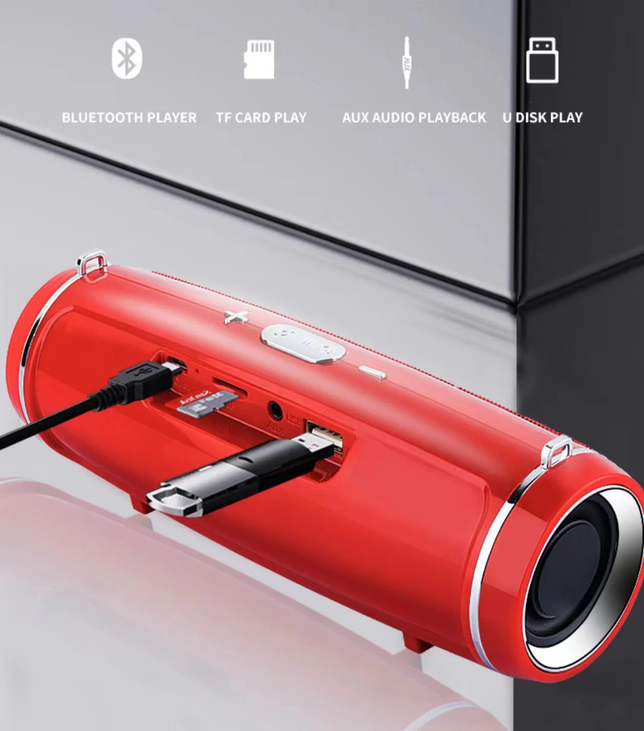 200W Portable Bluetooth Speaker