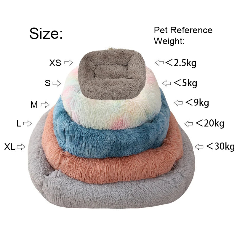 Plush Winter Dog Bed - Comfortable & Portable