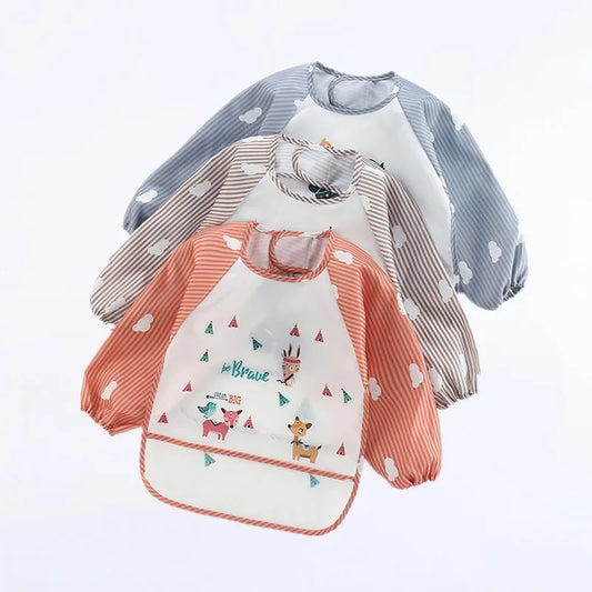 Cartoon Waterproof Baby Bibs Set