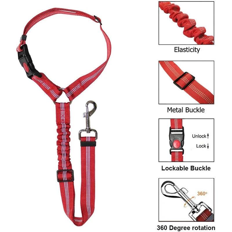 Solid Two-in-One Dog Harness & Leash