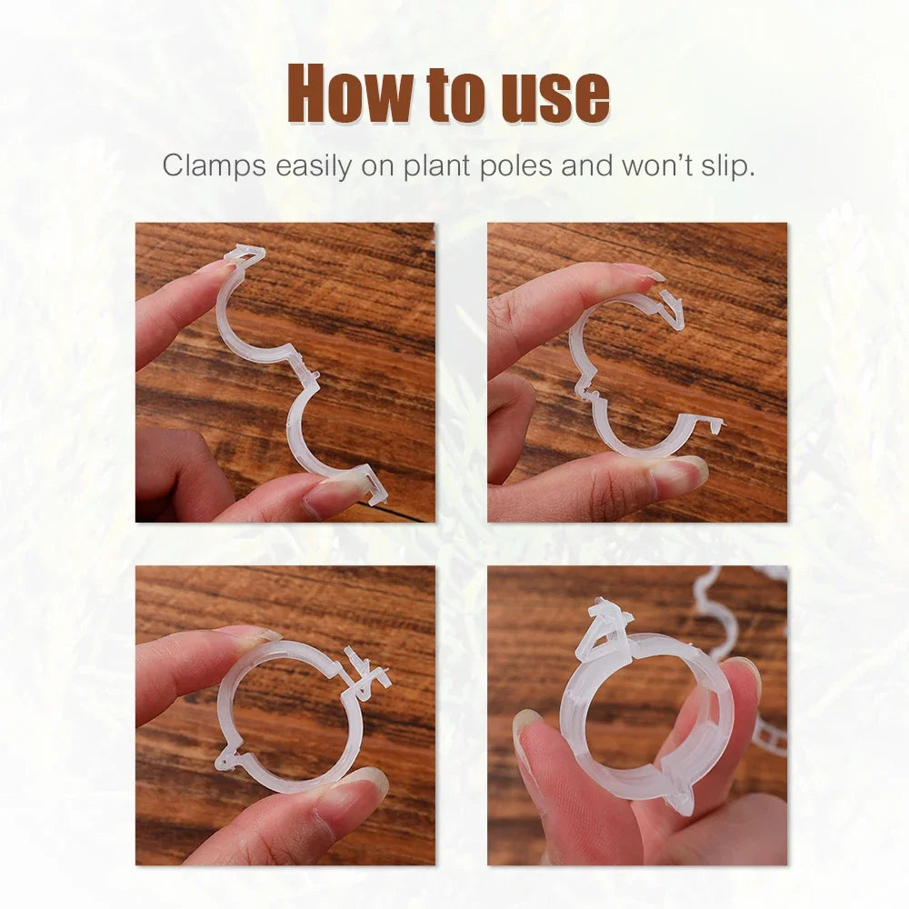 150Pcs Reusable Plant Support Clips