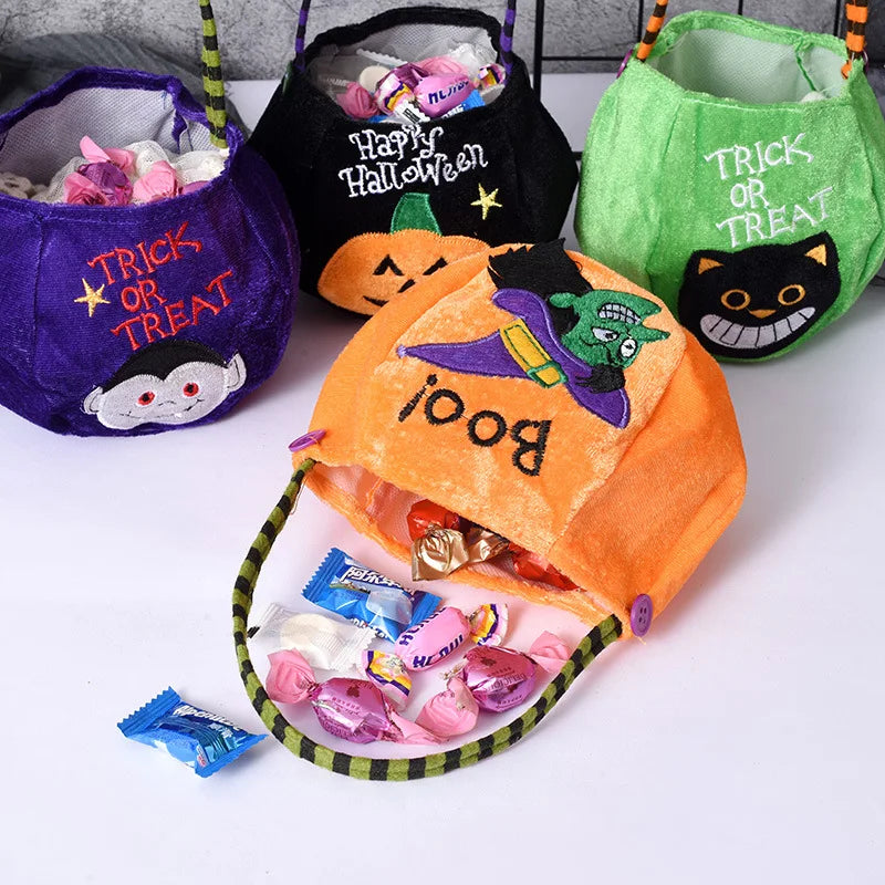 Happy Halloween Pumpkin Candy Bag