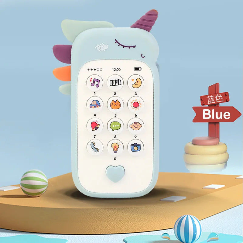 Baby Music Phone Toy with Teether