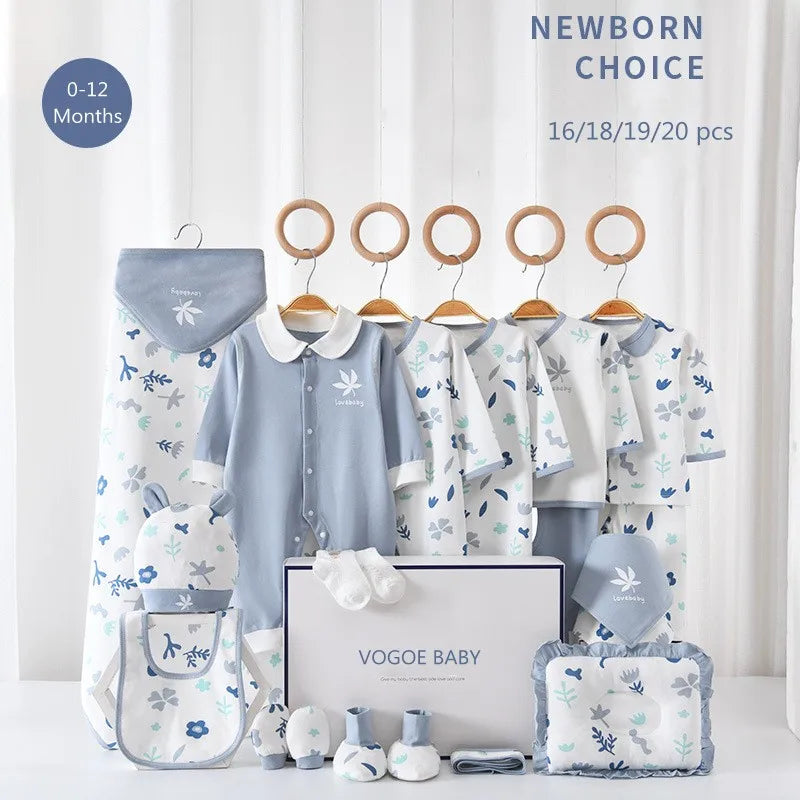 Pure Cotton Baby Gift Set 0-12 Months