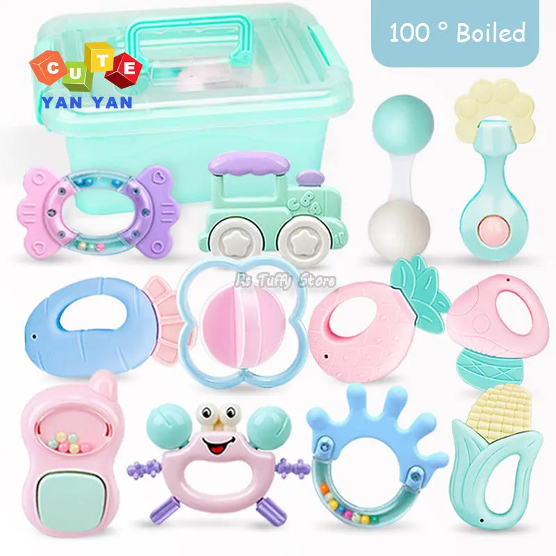 Baby Rattle Soft Bell Set