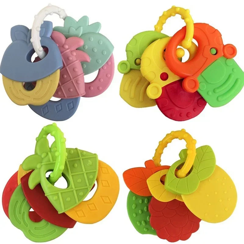 Baby Silicone Teether Set