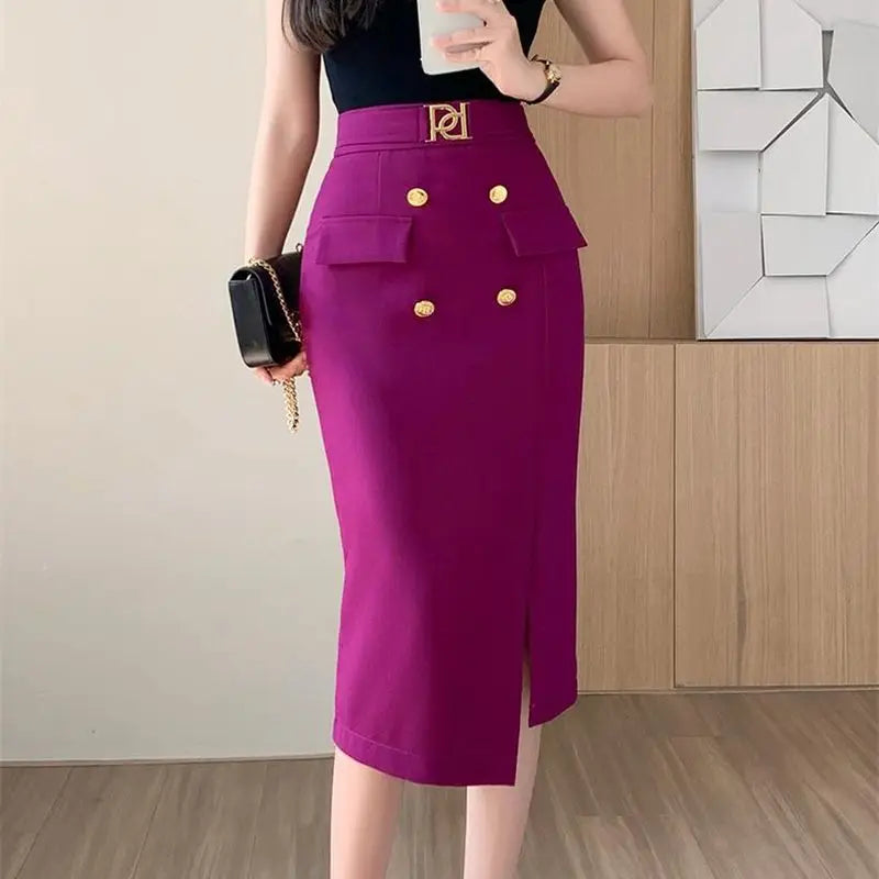 Elegant Women's Pencil Skirt - Slim Fit & Stylish