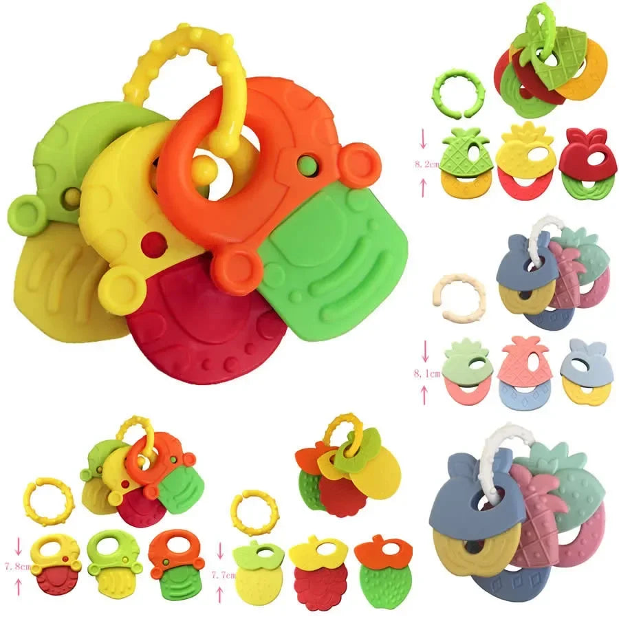 Baby Silicone Teether Set