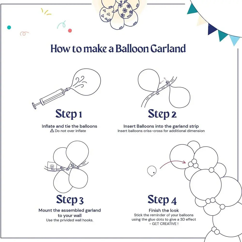 Balloon Arch Kit Baby Shower Decoration