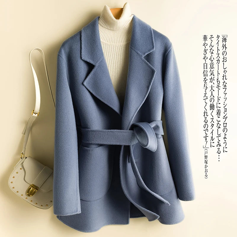 High-Quality 100% Wool Coat for Women