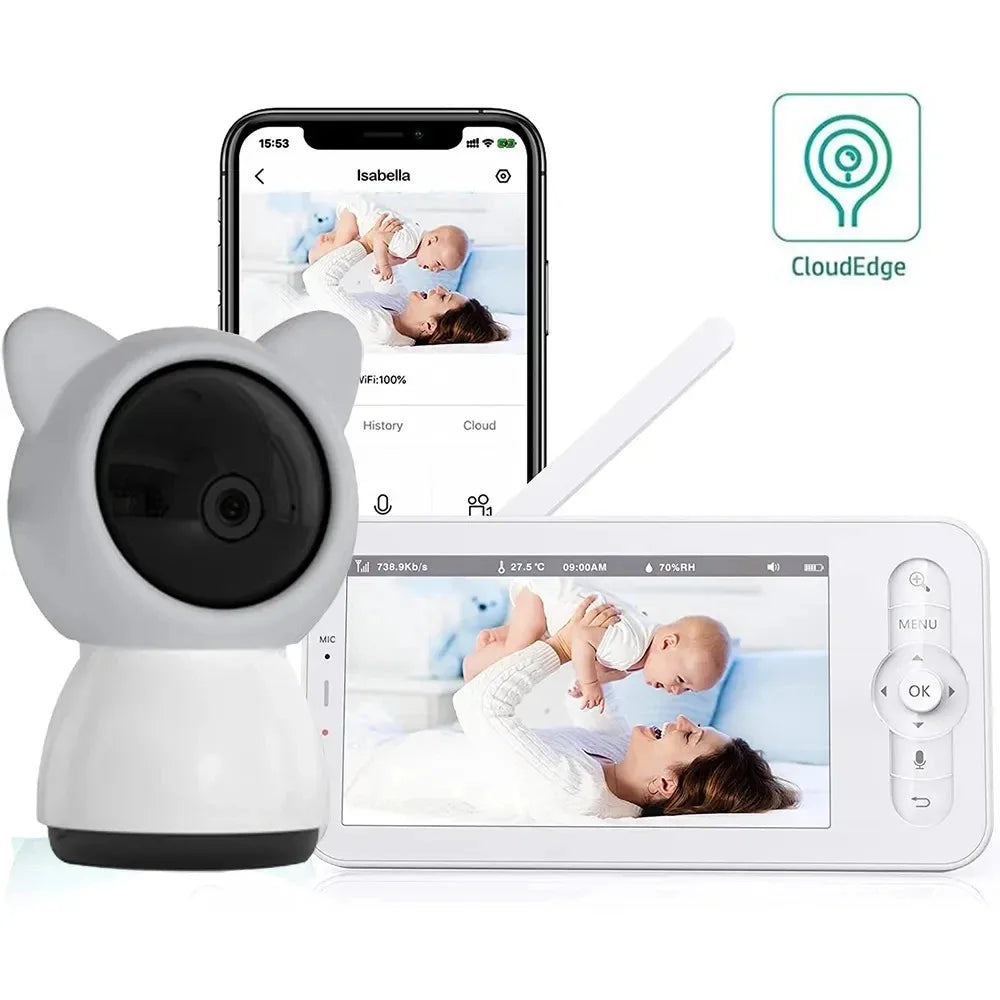 HD Baby Monitor with Remote Control and Smart Features