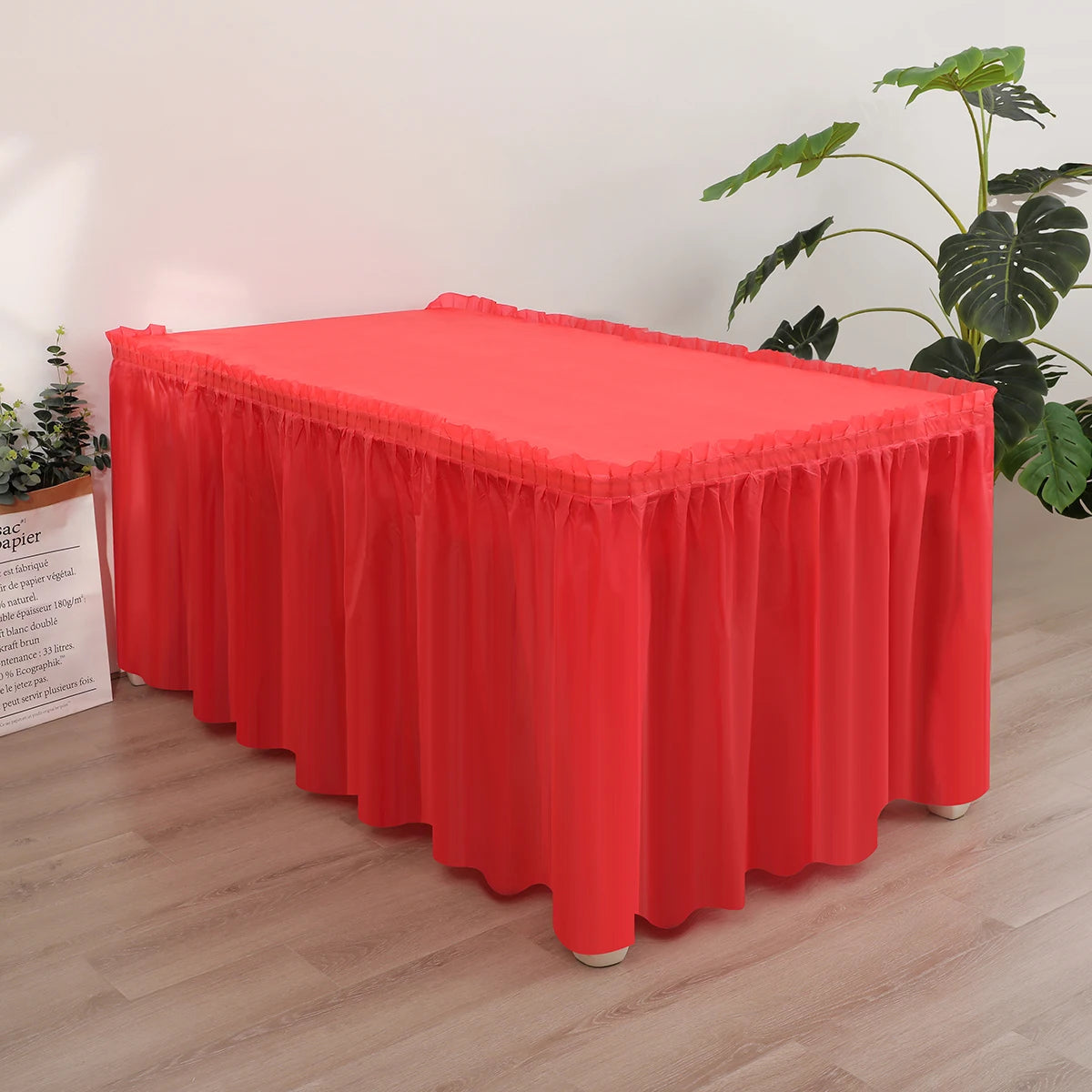 Premium Disposable Tablecloth Skirt