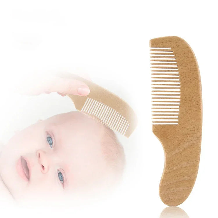 Personalized Wooden Baby Brush - Custom Name