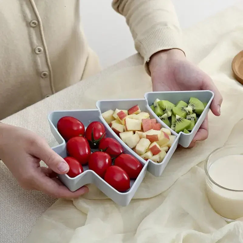 Christmas Tree Shape Candy Snacks Bowl