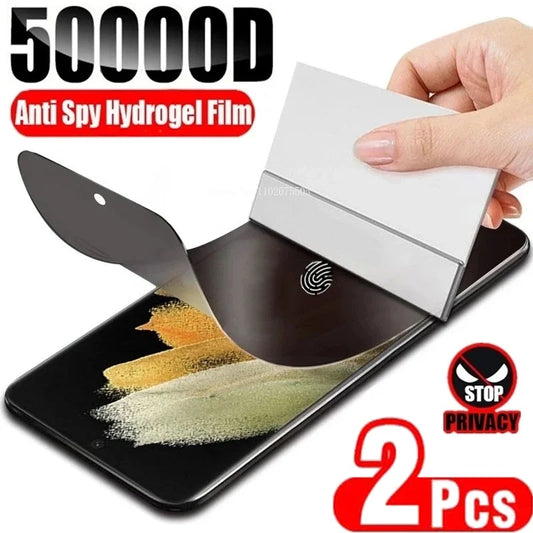 Anti-Spy Hydrogel Screen Protector Set